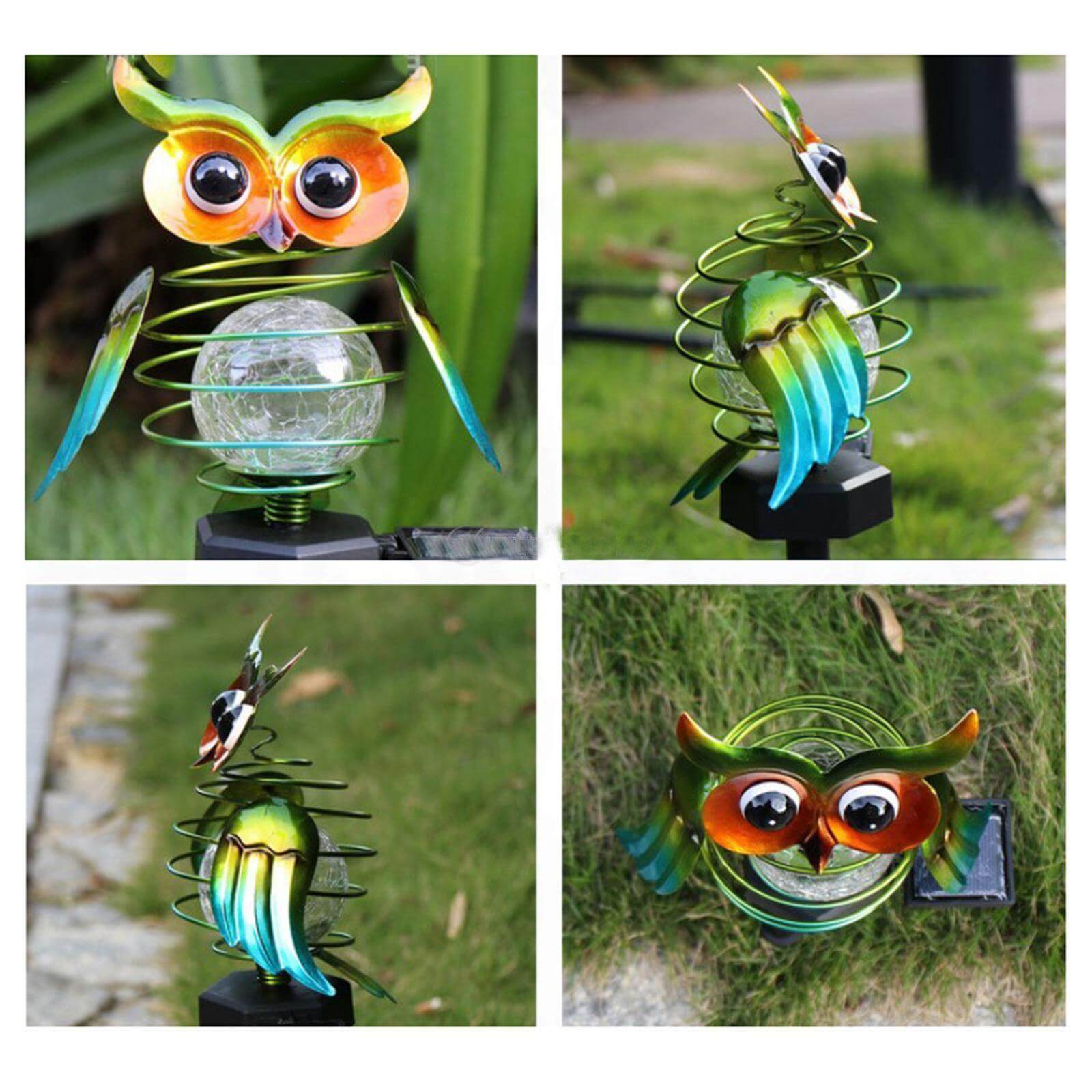 Creative Owl Garden Solar Night Lamp - MaviGadget