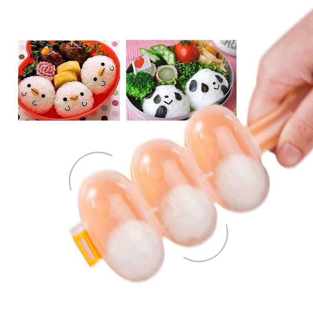 DIY Rice Ball Mold Maker - MaviGadget