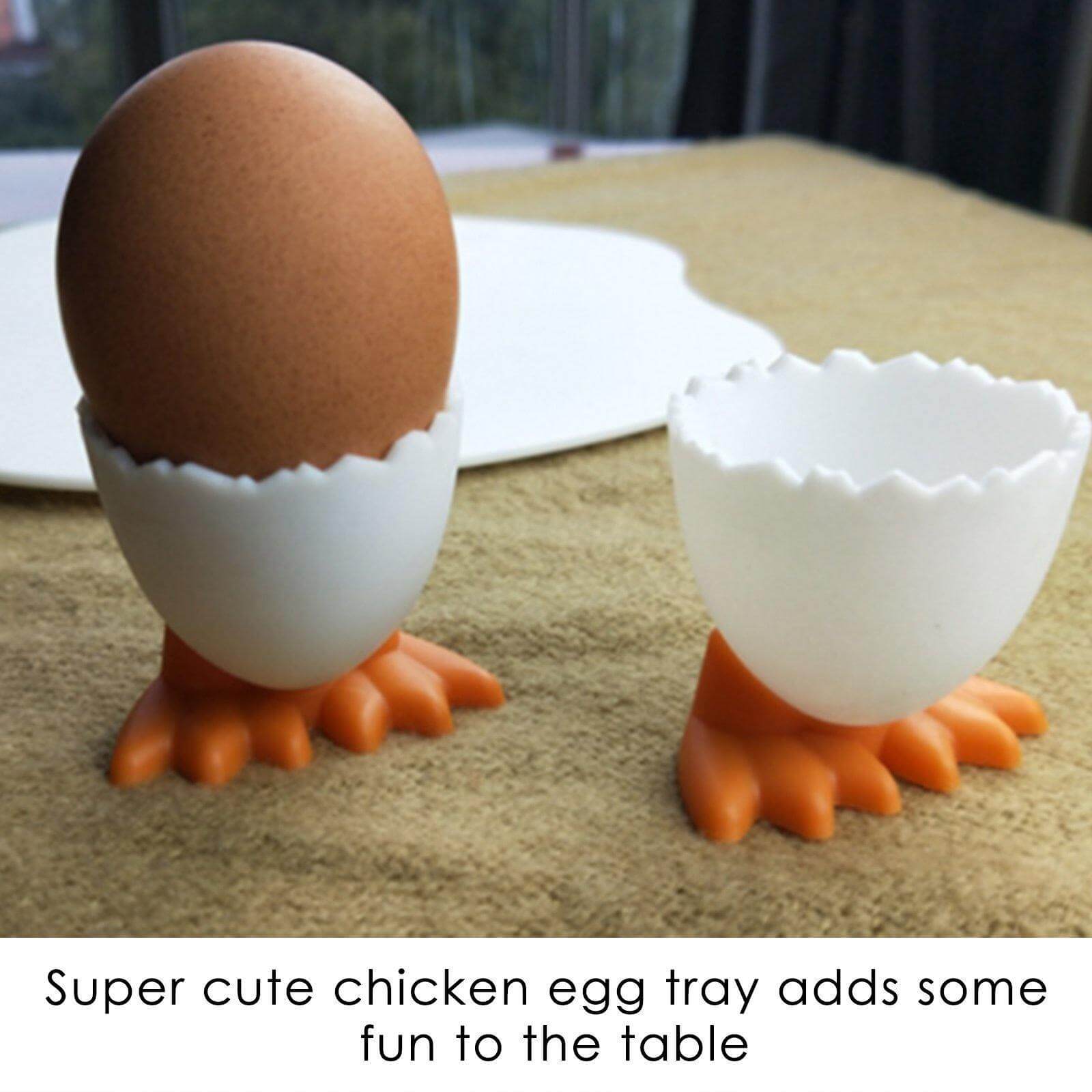4Pcs Creative Chicken Egg Holder - MaviGadget