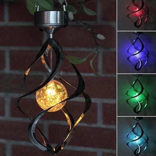 7-Colour Solar Changing LED Wind Chimes Light - MaviGadget