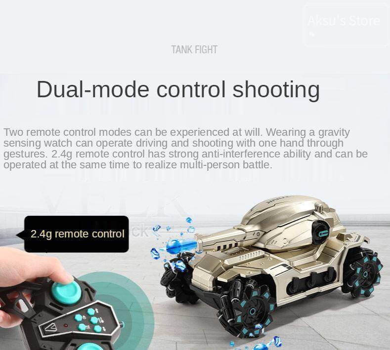 Gesture Sensing Water Spraying Tank - MaviGadget