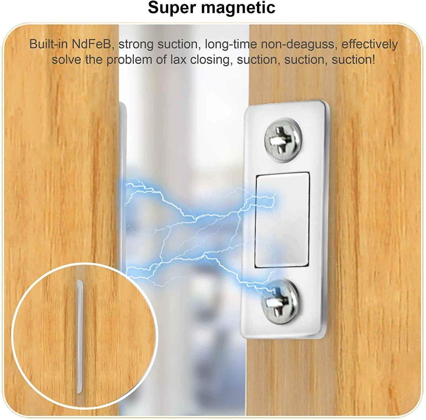 Magnetic Ultra Thin Cabinet Magnet - MaviGadget