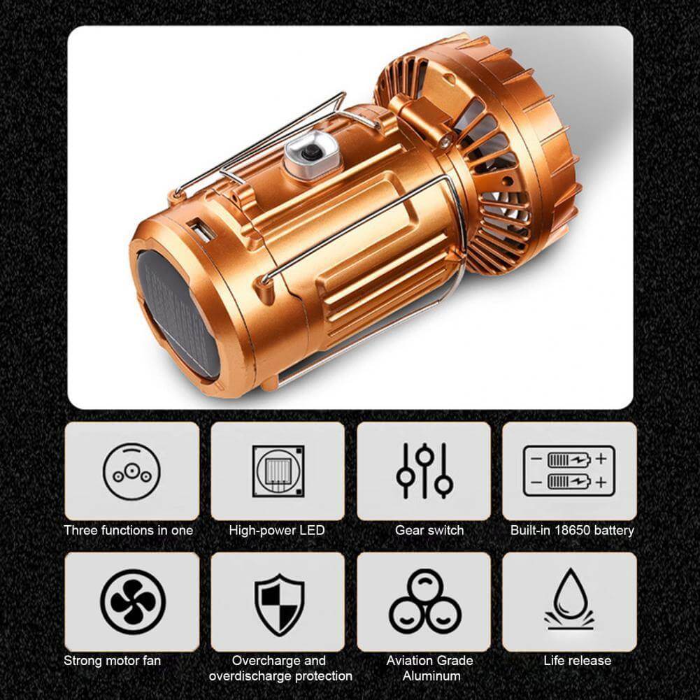 Multifunctional Waterproof Camping Power Bank Light - MaviGadget