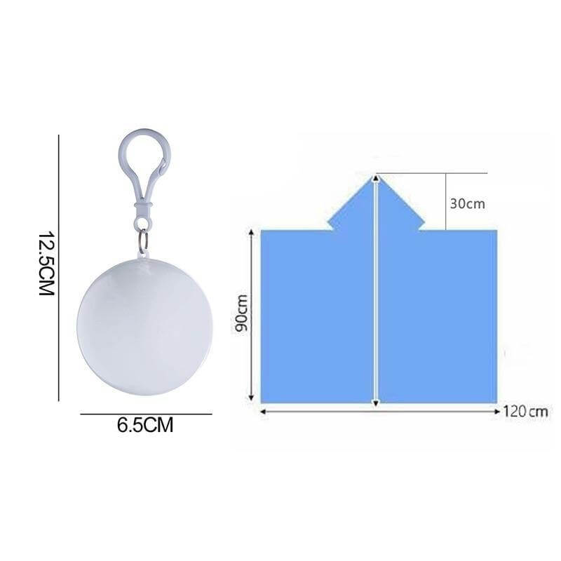 Disposable Waterproof Portable Raincoat - MaviGadget
