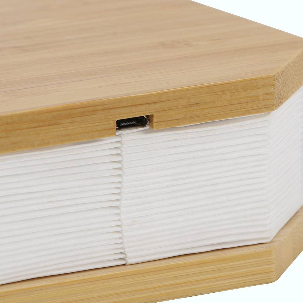 USB Rechargeable Retro Accordion Wooden LED Lamp - MaviGadget