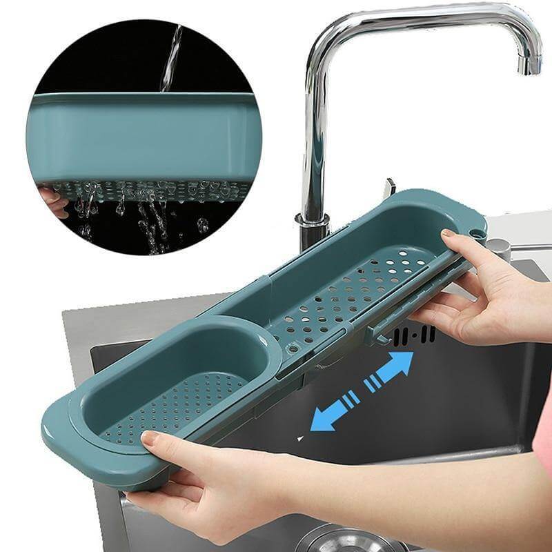 Kitchen Retractable Sink Rack Organizer - MaviGadget