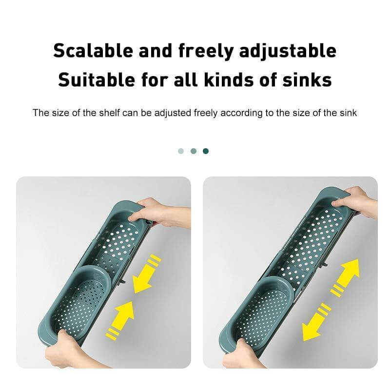 Kitchen Retractable Sink Rack Organizer - MaviGadget