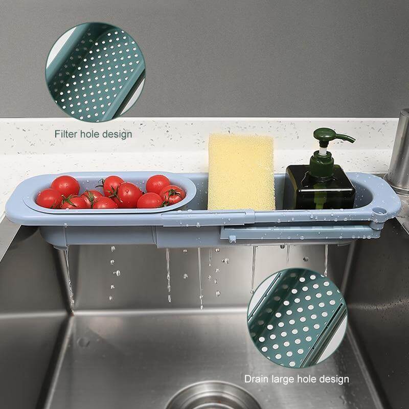 Kitchen Retractable Sink Rack Organizer - MaviGadget