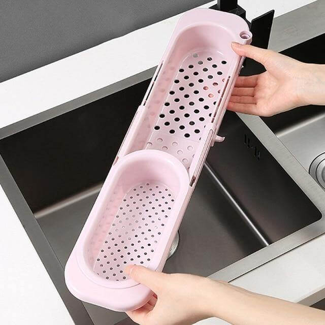 Kitchen Retractable Sink Rack Organizer - MaviGadget