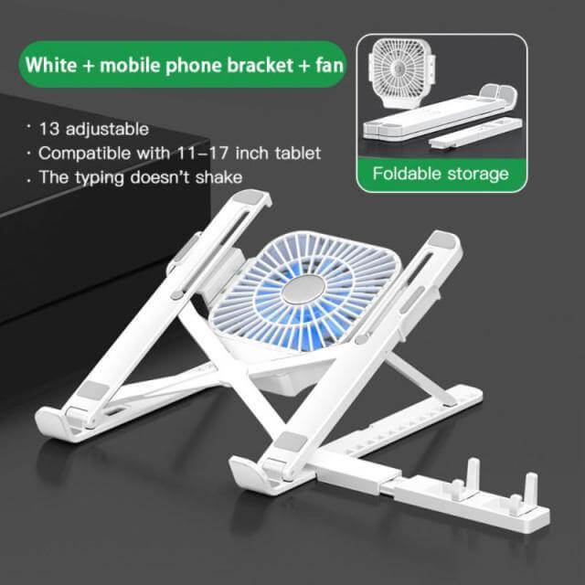 Dual Cooling Foldable Laptop Stand - MaviGadget