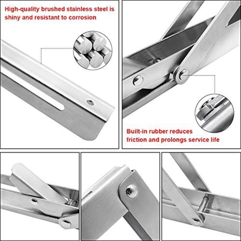 2PCS Triangle Folding Wall Mounted Shelf - MaviGadget