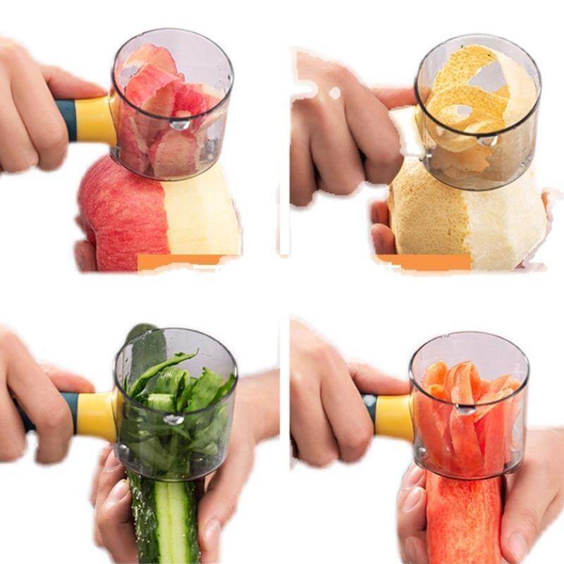 Stainless Steel Storage Easy Barrel Peeler - MaviGadget