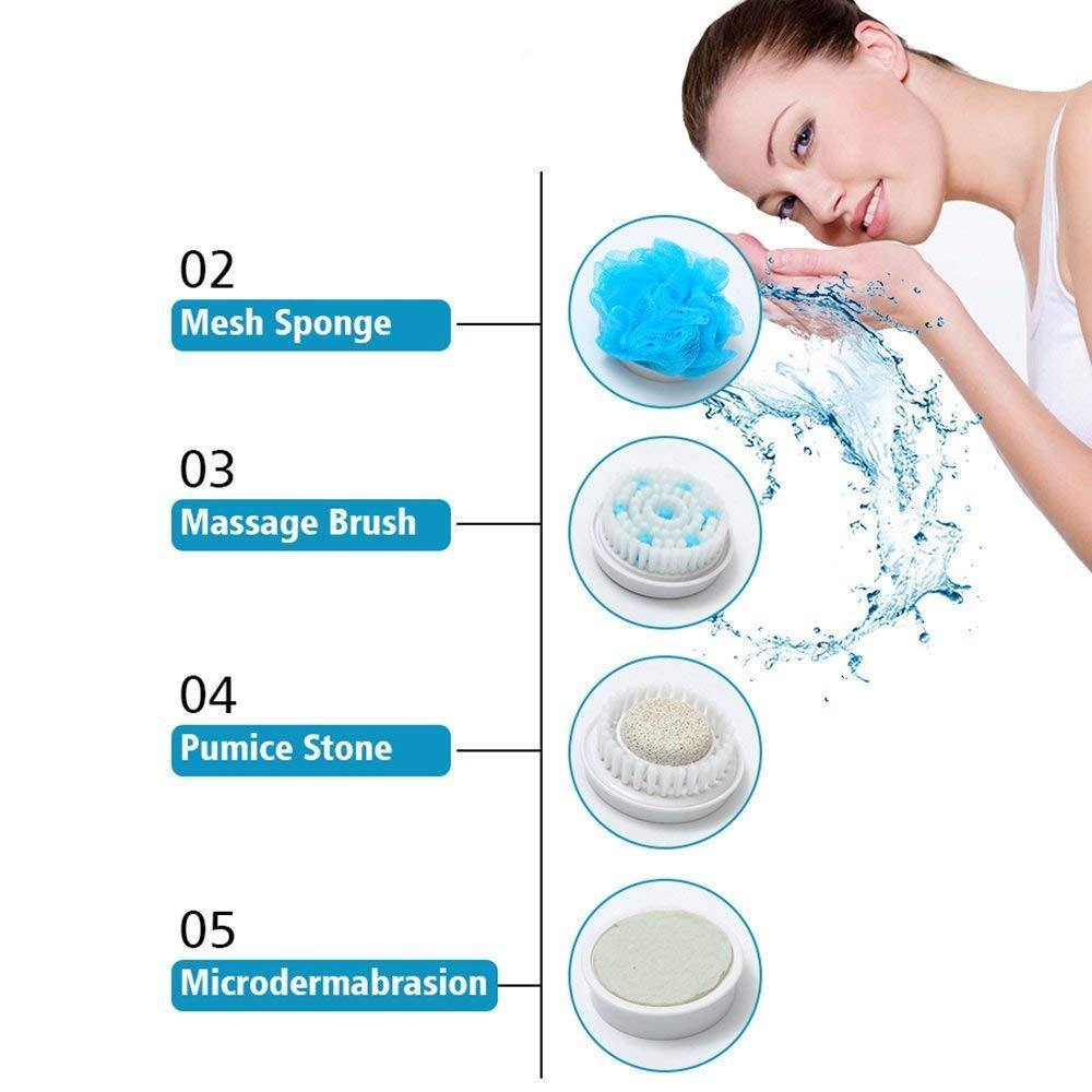 5in1 Electric Massage Bath Shower Handheld Brush - MaviGadget