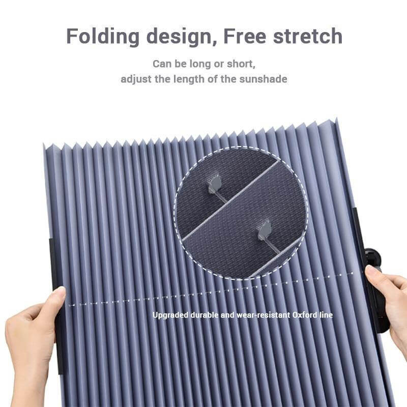 Car Retractable Automatic Windshield UV Blocking Sunshade - MaviGadget