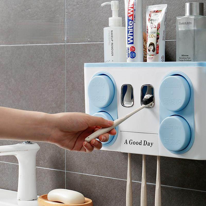 Wall Mount Multifunctional Bathroom Storage Rack - MaviGadget