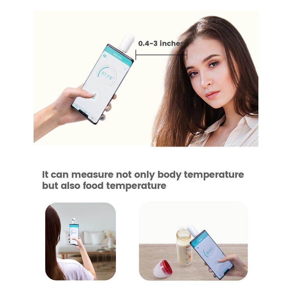 Portable Forehead Phone Thermometer - MaviGadget