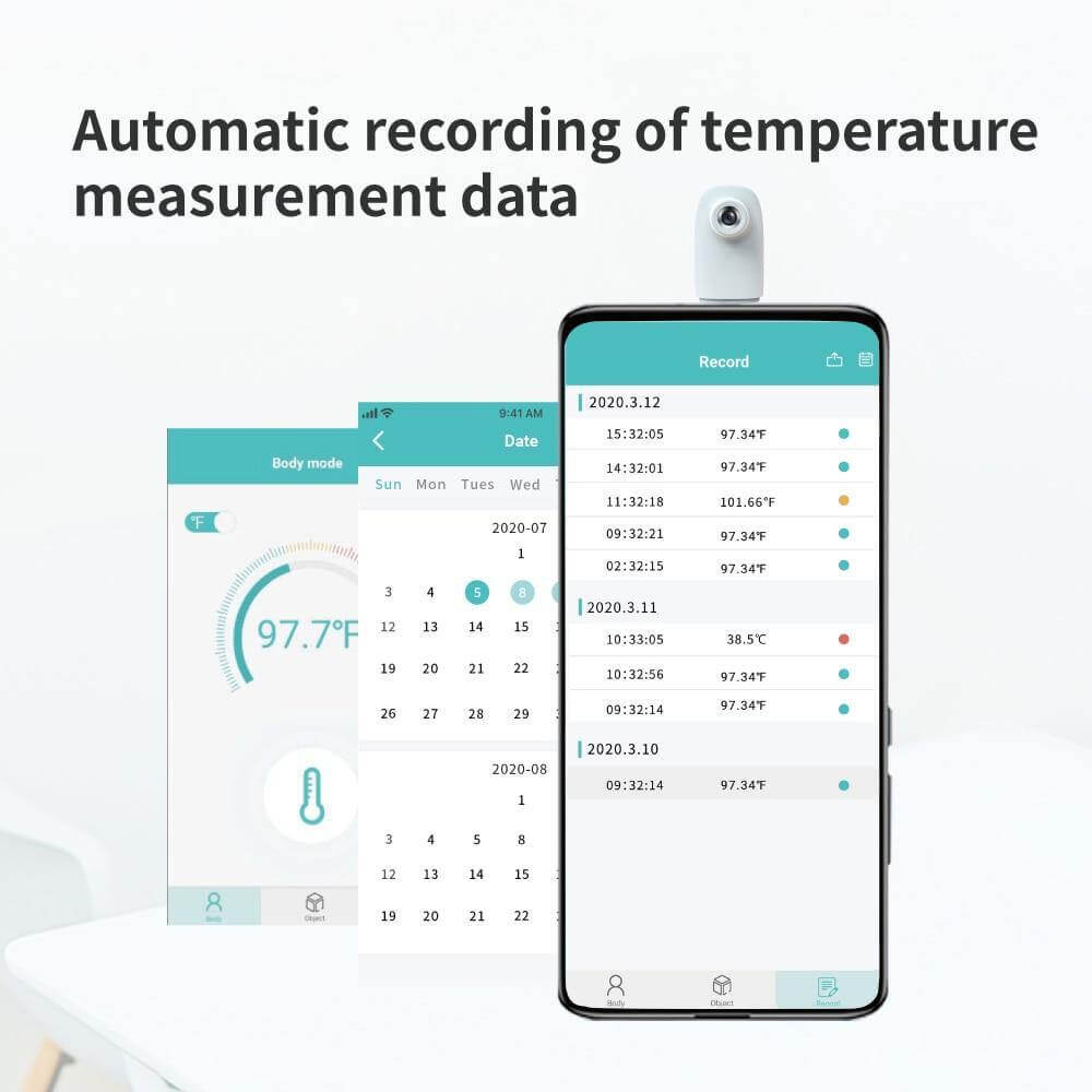 Portable Forehead Phone Thermometer - MaviGadget