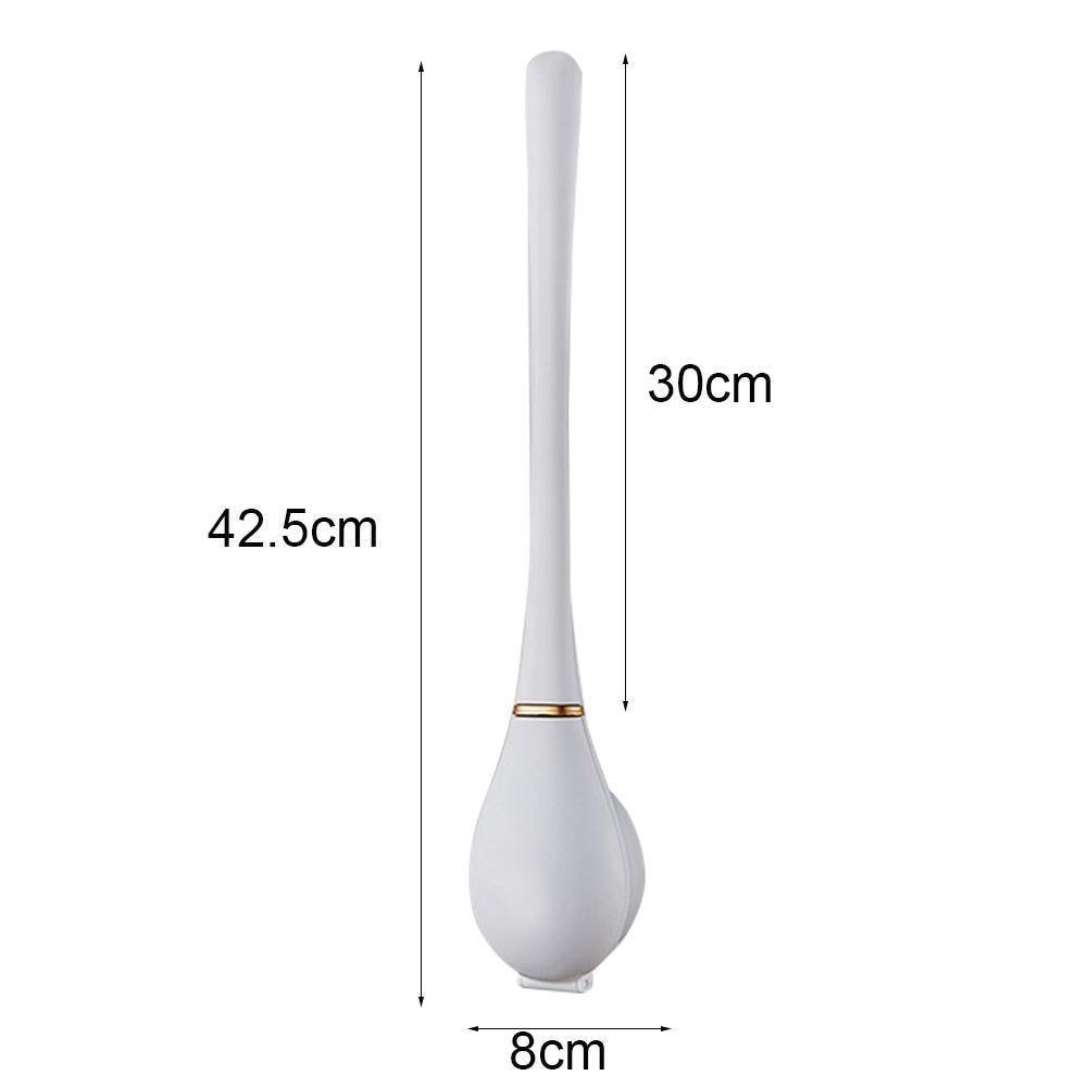 Wall Mounted Soft Silicone Toilet Brush - MaviGadget
