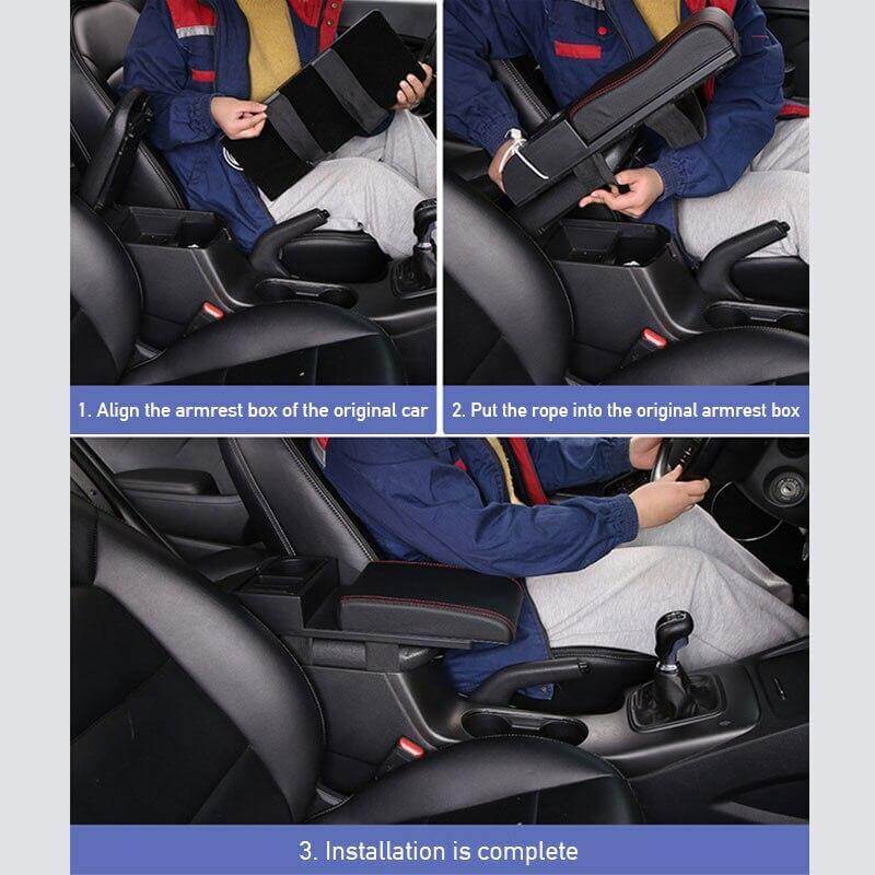Multifunctional Universal Car Armrest Storage Box - MaviGadget