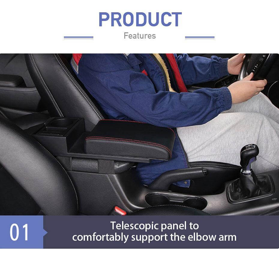 Multifunctional Universal Car Armrest Storage Box - MaviGadget