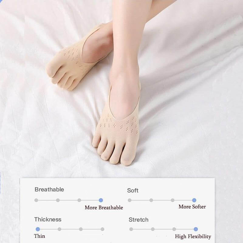 Breathable Invisible Five-finger Socks - MaviGadget