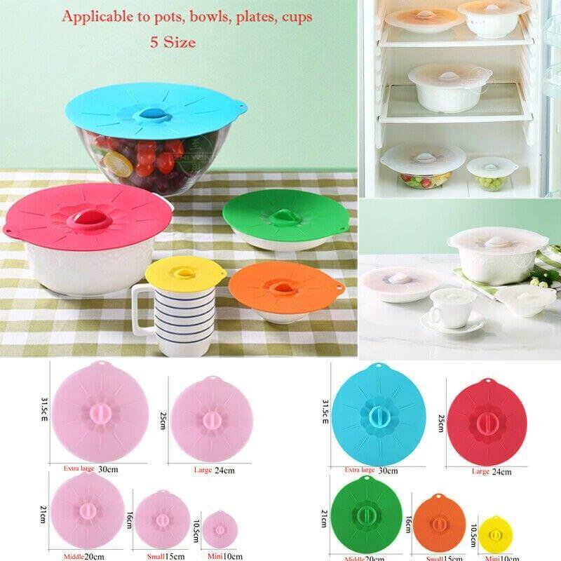 Silicone Stretch Bowl Lid Set - MaviGadget