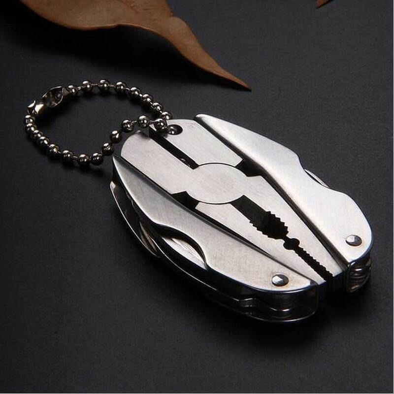 6in1 Foldable Travel Camping Keychain Tool Kit - MaviGadget