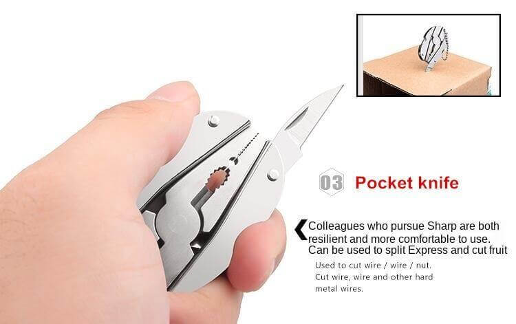 6in1 Foldable Travel Camping Keychain Tool Kit - MaviGadget