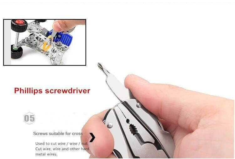 6in1 Foldable Travel Camping Keychain Tool Kit - MaviGadget