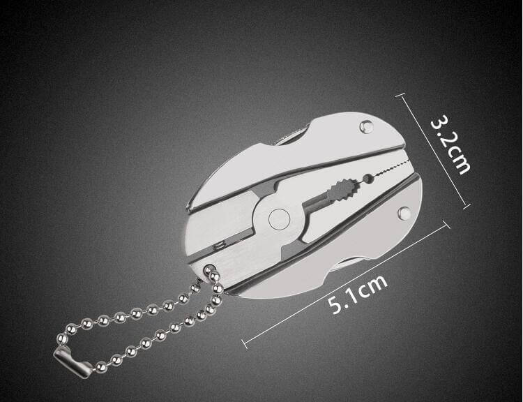 6in1 Foldable Travel Camping Keychain Tool Kit - MaviGadget