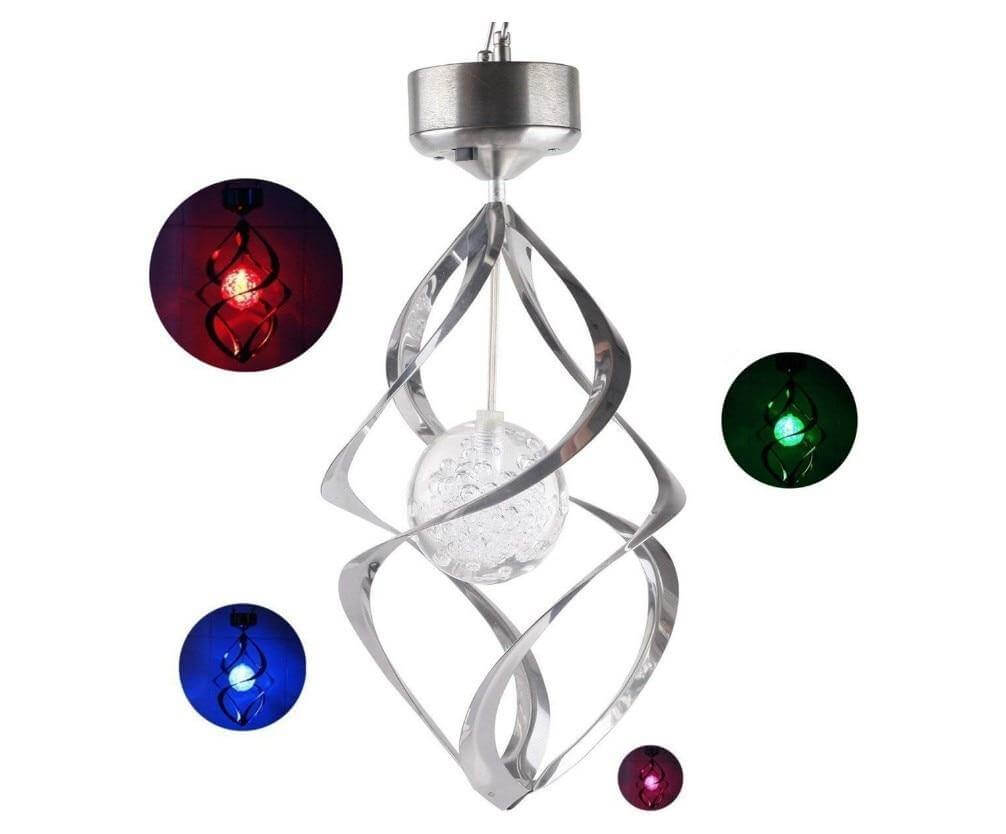 7-Colour Solar Changing LED Wind Chimes Light - MaviGadget
