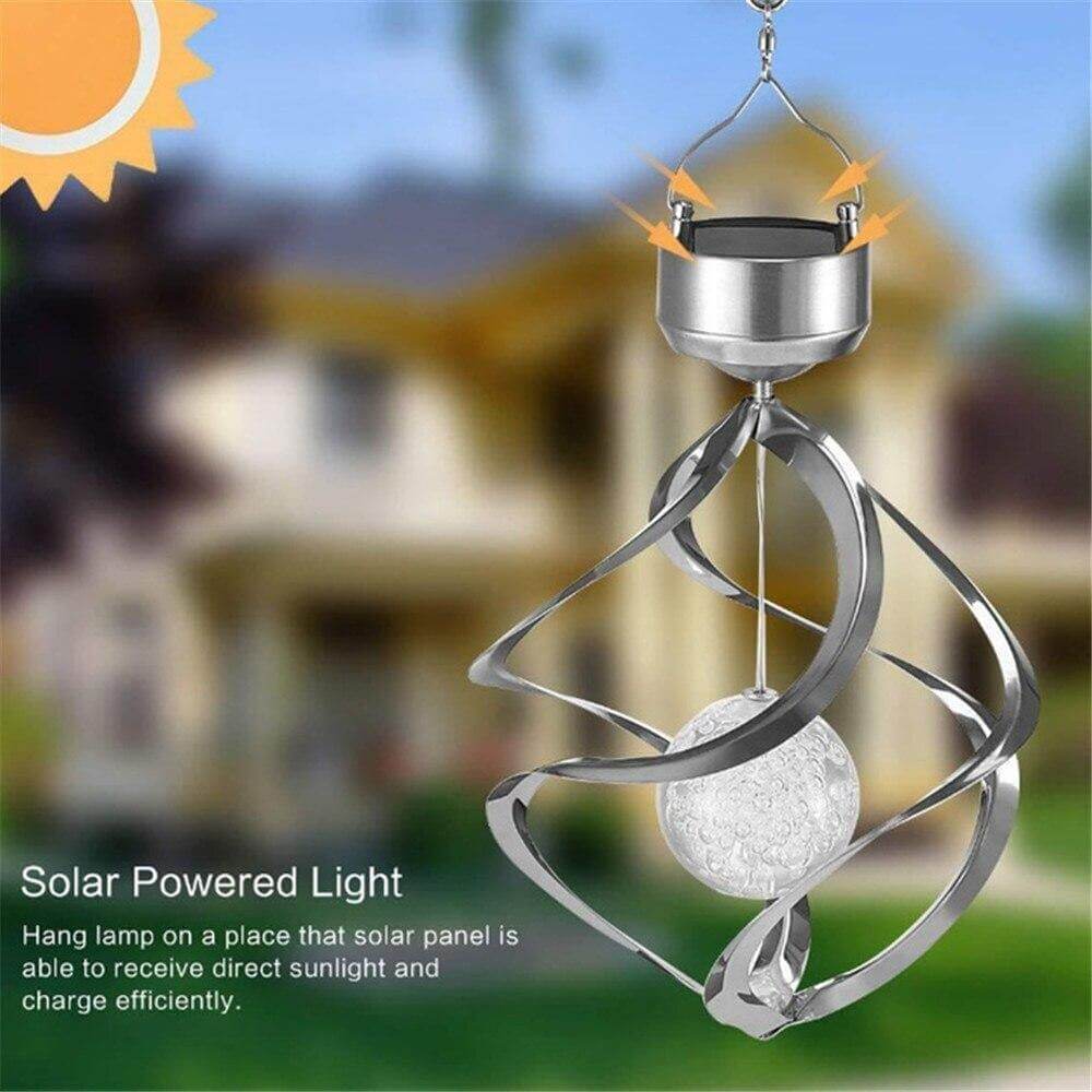 7-Colour Solar Changing LED Wind Chimes Light - MaviGadget