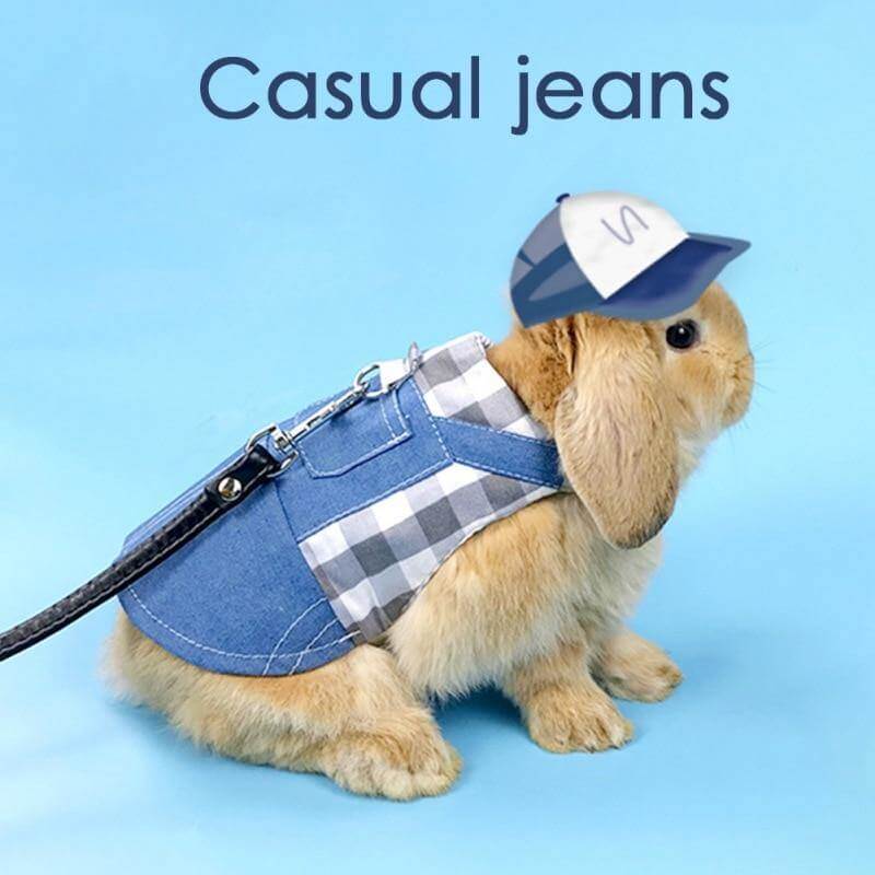 Rabbit Cute Jean Dress - MaviGadget