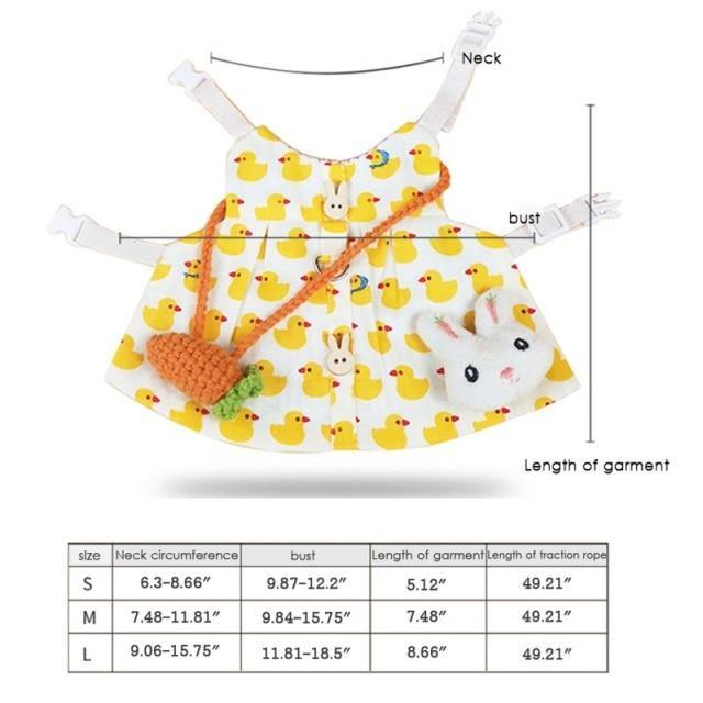 Rabbit Cute Jean Dress - MaviGadget