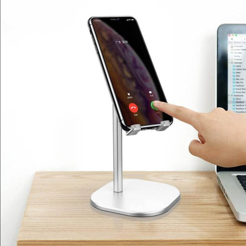 Universal Multi Height Adjustable Metal Smartphone Holder - MaviGadget