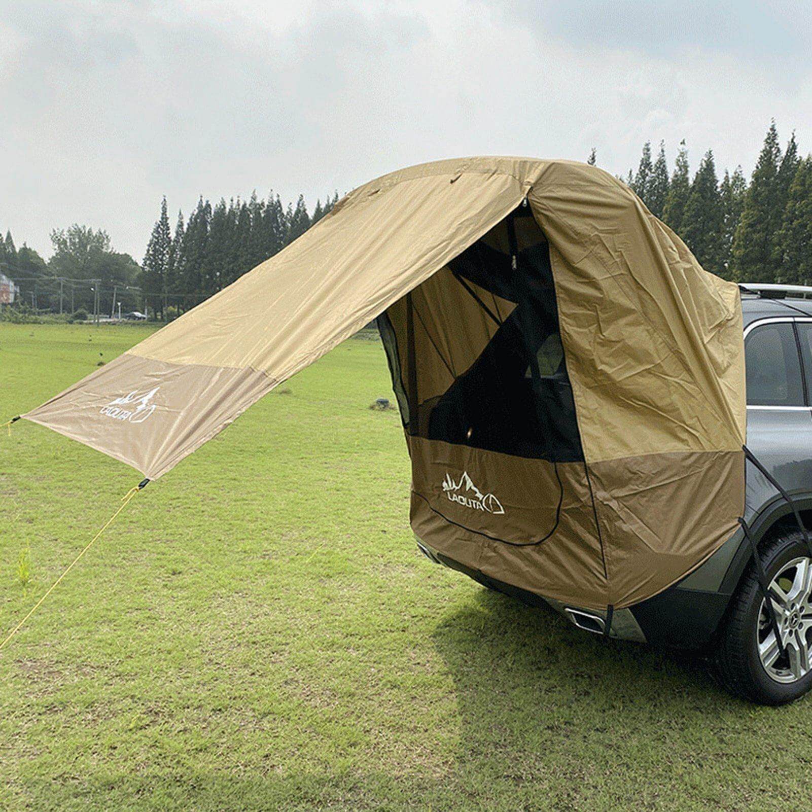 Camping Waterproof Car Sunshade Trunk Tent - MaviGadget