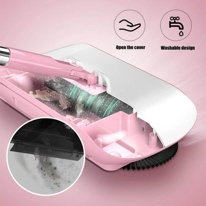 Easy Cleaning Folding Manual Vacuum Cleaner Mop - MaviGadget