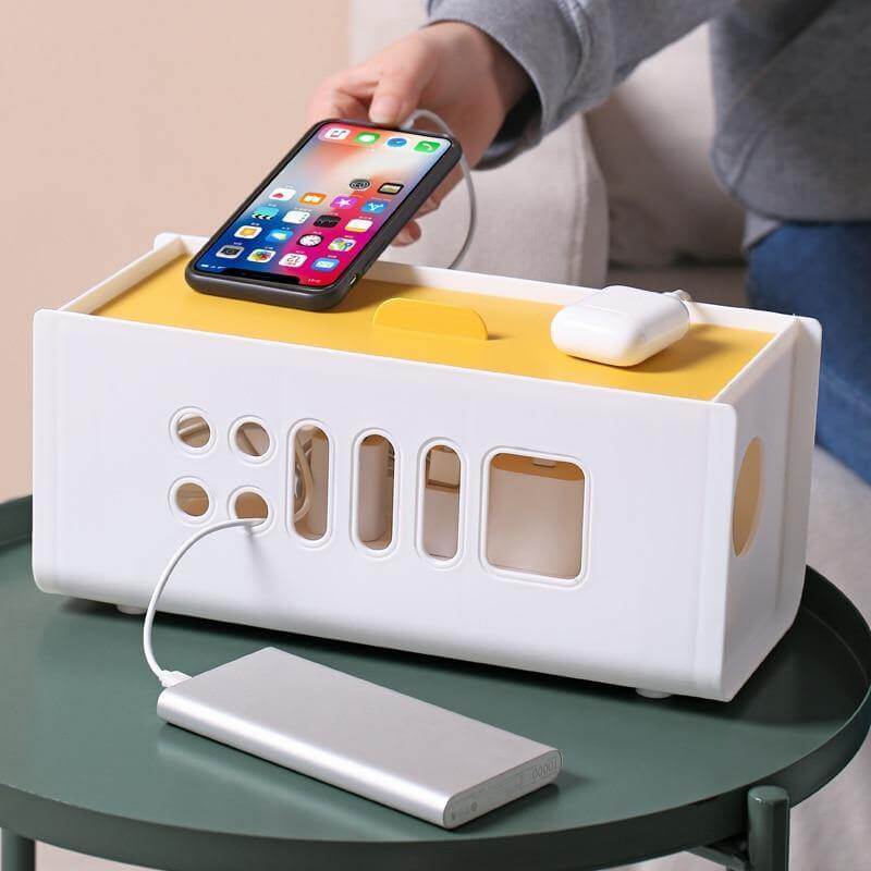 Colorful Easy Wire Storage Socket Organizer - MaviGadget