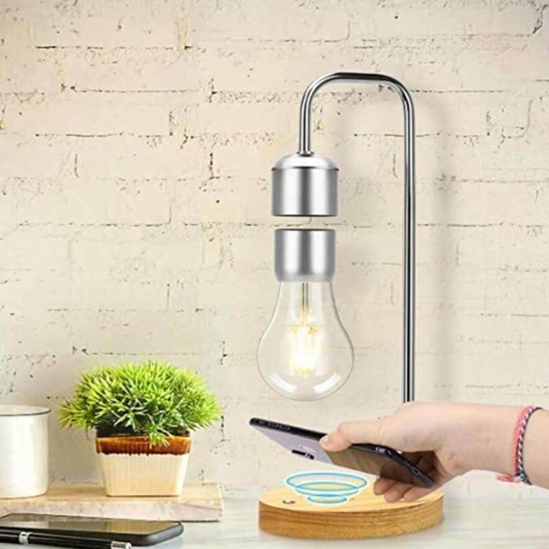 Magnetic Levitating Wireless Bulb Desk Lamp - MaviGadget
