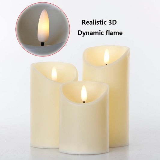 3pcs Remote Control LED Flameless Candle - MaviGadget