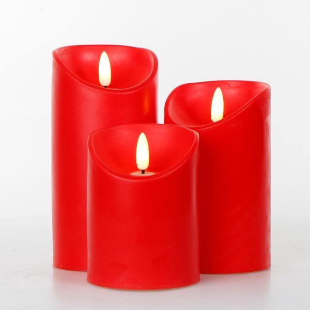 3pcs Remote Control LED Flameless Candle - MaviGadget