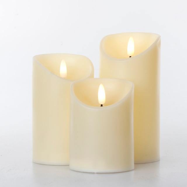 3pcs Remote Control LED Flameless Candle - MaviGadget