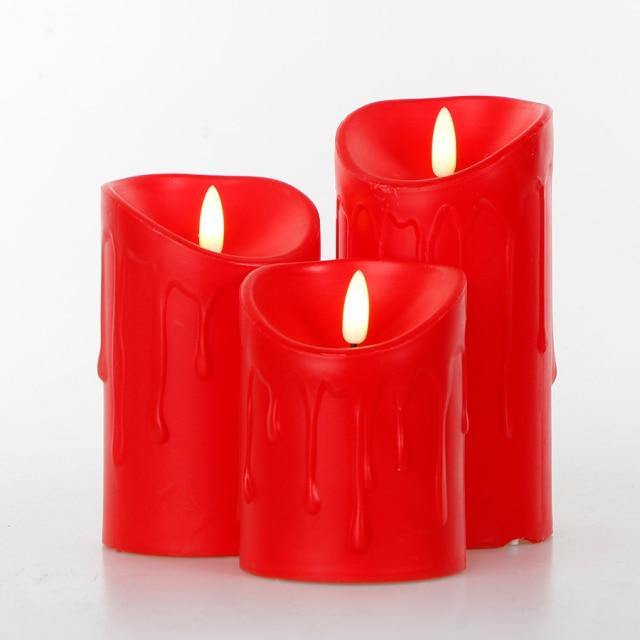 3pcs Remote Control LED Flameless Candle - MaviGadget