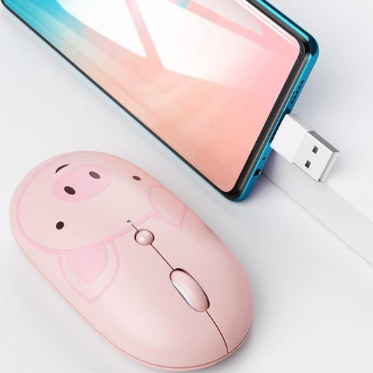 Rechargeable Universal USB-C Cartoon Wireless Mouse - MaviGadget