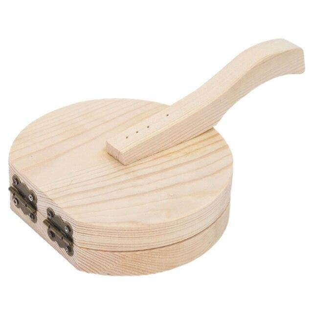 Wooden Mini Dough Pressing Tool Presser - MaviGadget