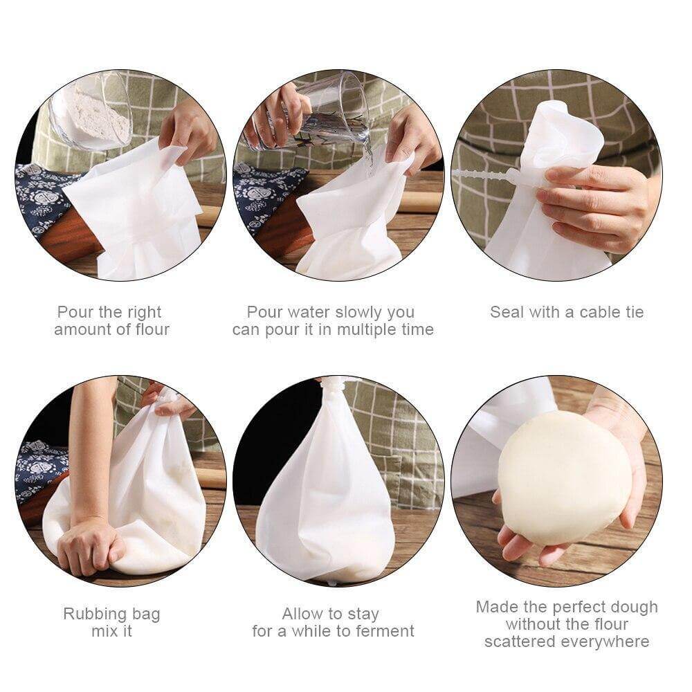 Silicone Dough Flour Mixer Bag - MaviGadget