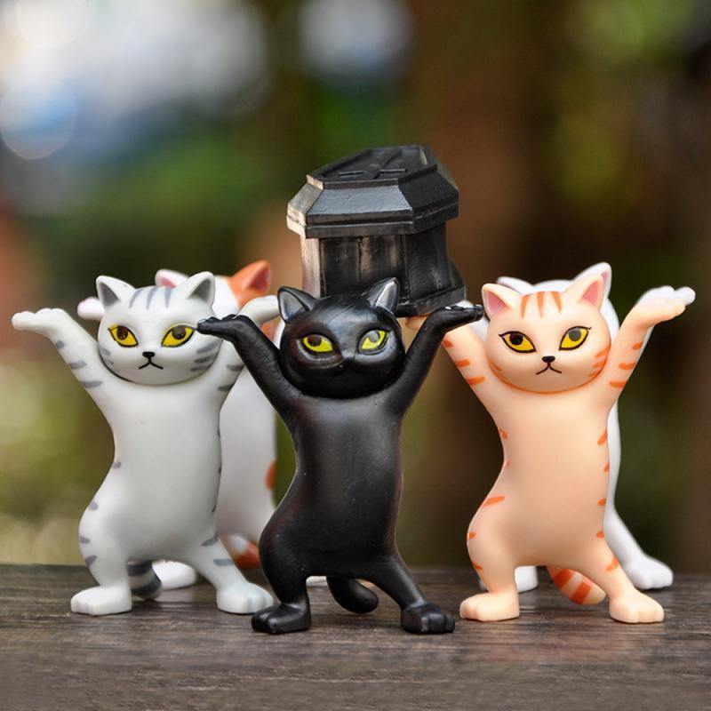 Cat Figurine Pen Holder - MaviGadget