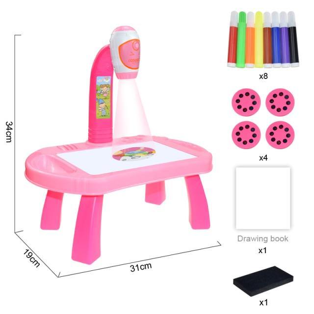 Educational Kids Art Drawing Projector Table - MaviGadget
