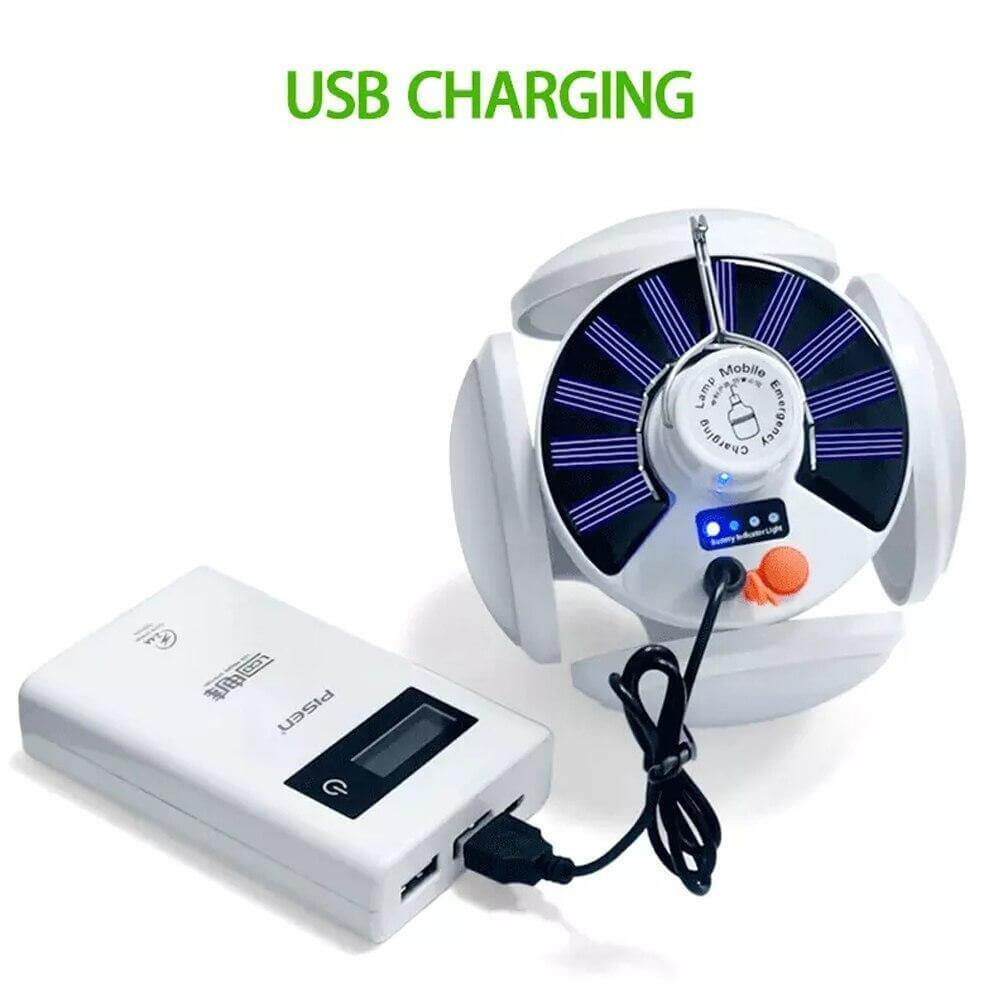 Waterproof Rechargeable Solar Camping Lamp - MaviGadget