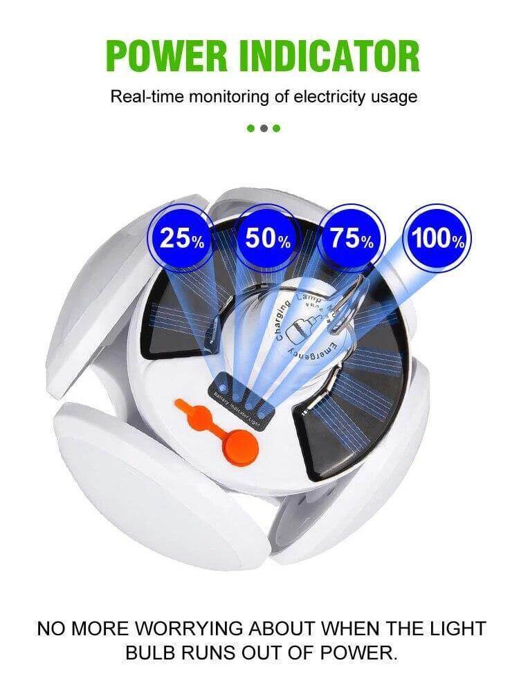 Waterproof Rechargeable Solar Camping Lamp - MaviGadget